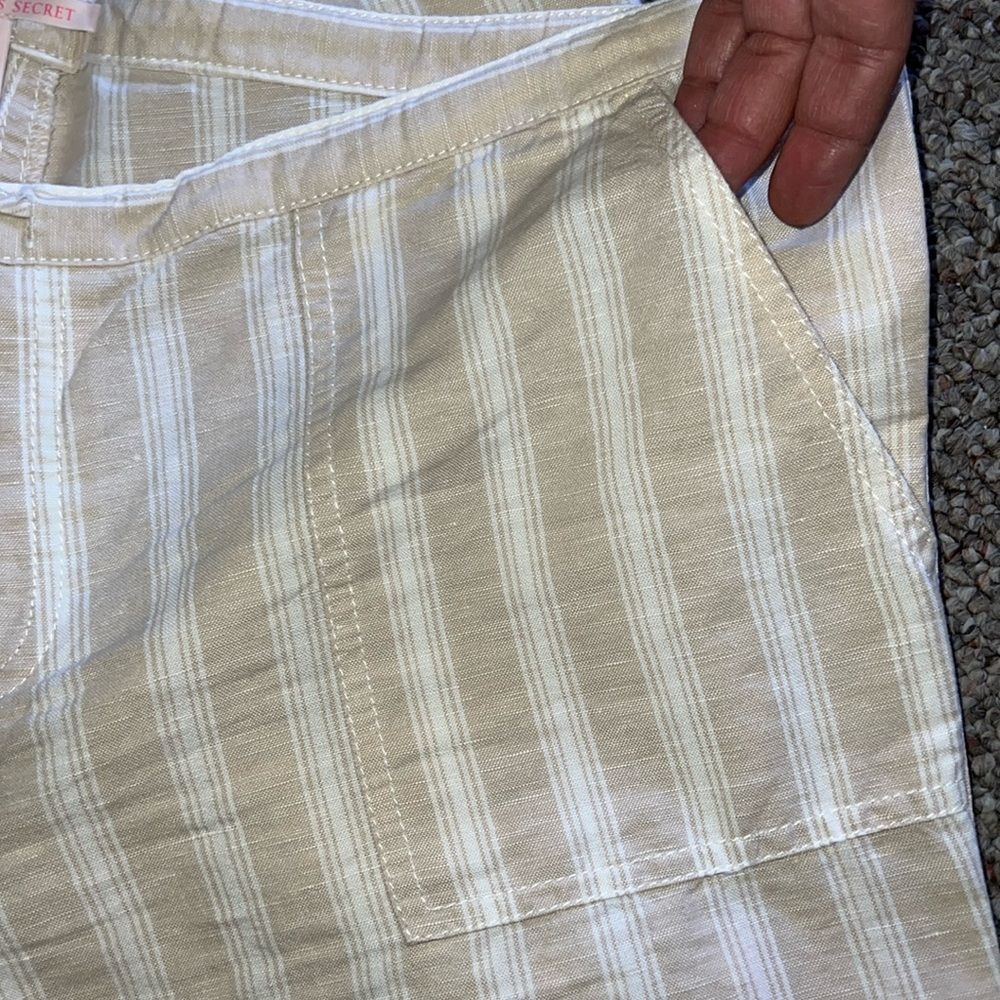 Victoria’s Secret linen striped beach pants 12 - Picture 3 of 6
